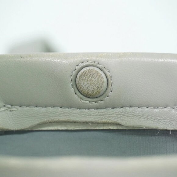 Maison Margiela Grand Slam Leather Shoulder Crossbody Bag Gray Silver - Picture 11 of 15